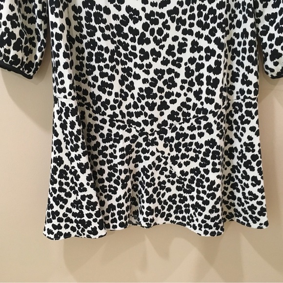 Loft shift dress Jacquard black white - Picture 7 of 10